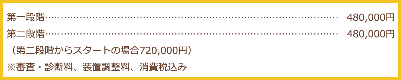 新座駅ロックウェルこども歯科・矯正歯科_矯正料金